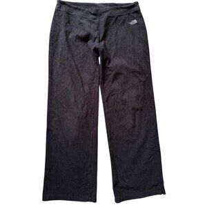 The North Face Black Wide Leg Sweatpants Size Medium